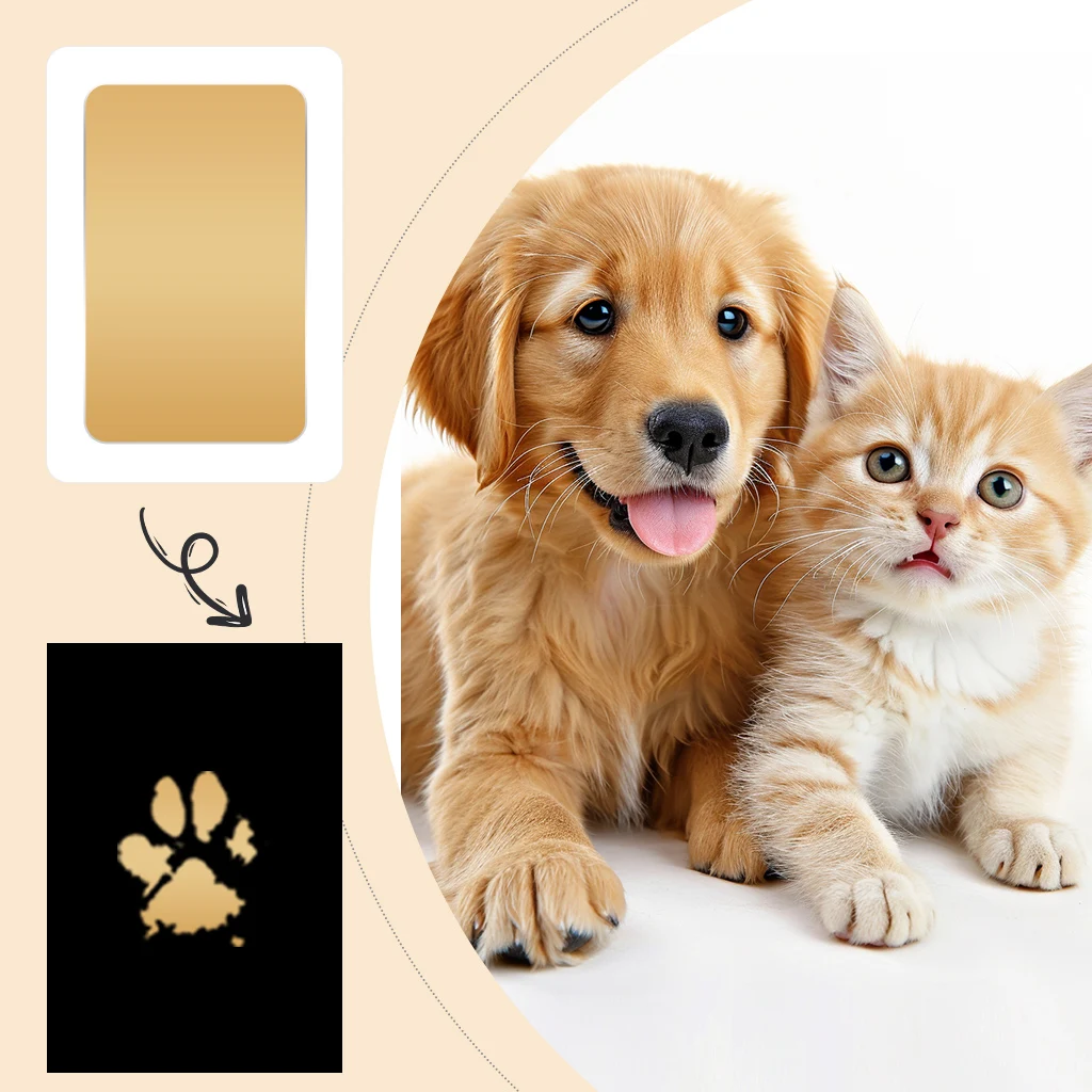 Footprint Ink Kit - 1/2PCS Pet Handprint Footprints Ink Pads