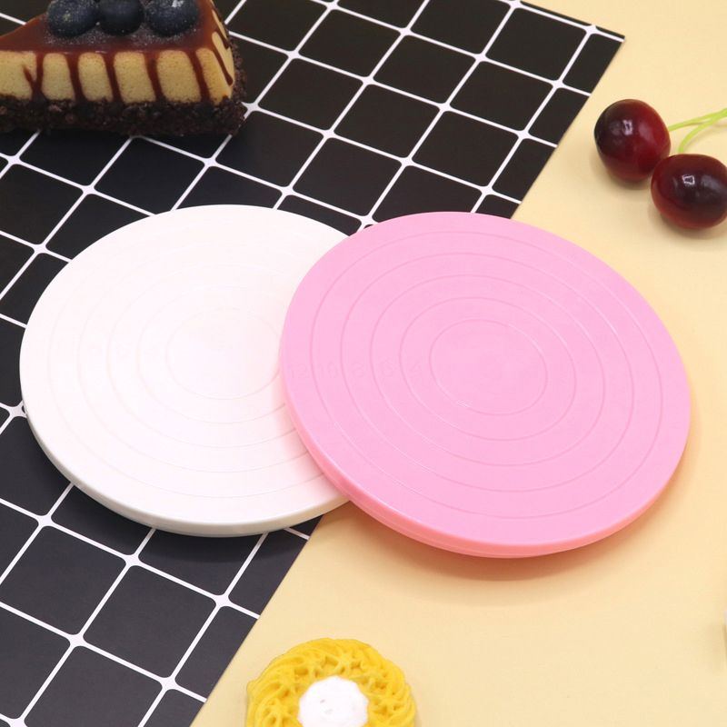 Changing Table Topper - DIY Mini Plastic Cake Turntable, Rotating
