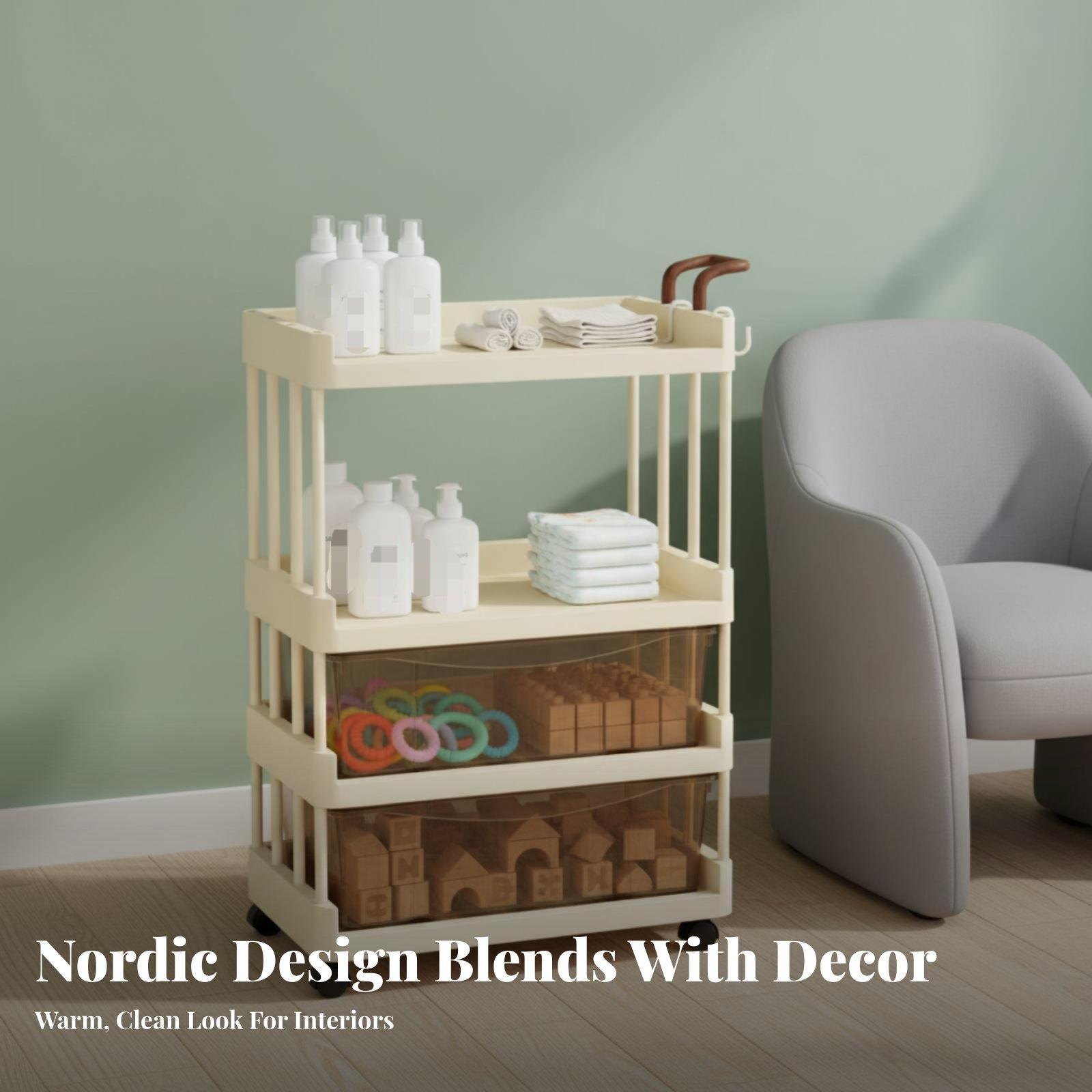 Infant Essentials Storage Cart - đánh giá và giá Baby Nursery Cart