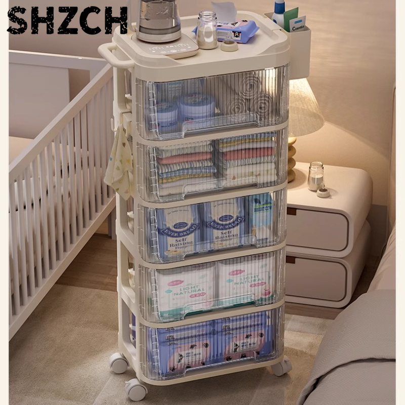 Multi-layer Rolling Baby Cart  - đánh giá và giá Baby Nursery Cart