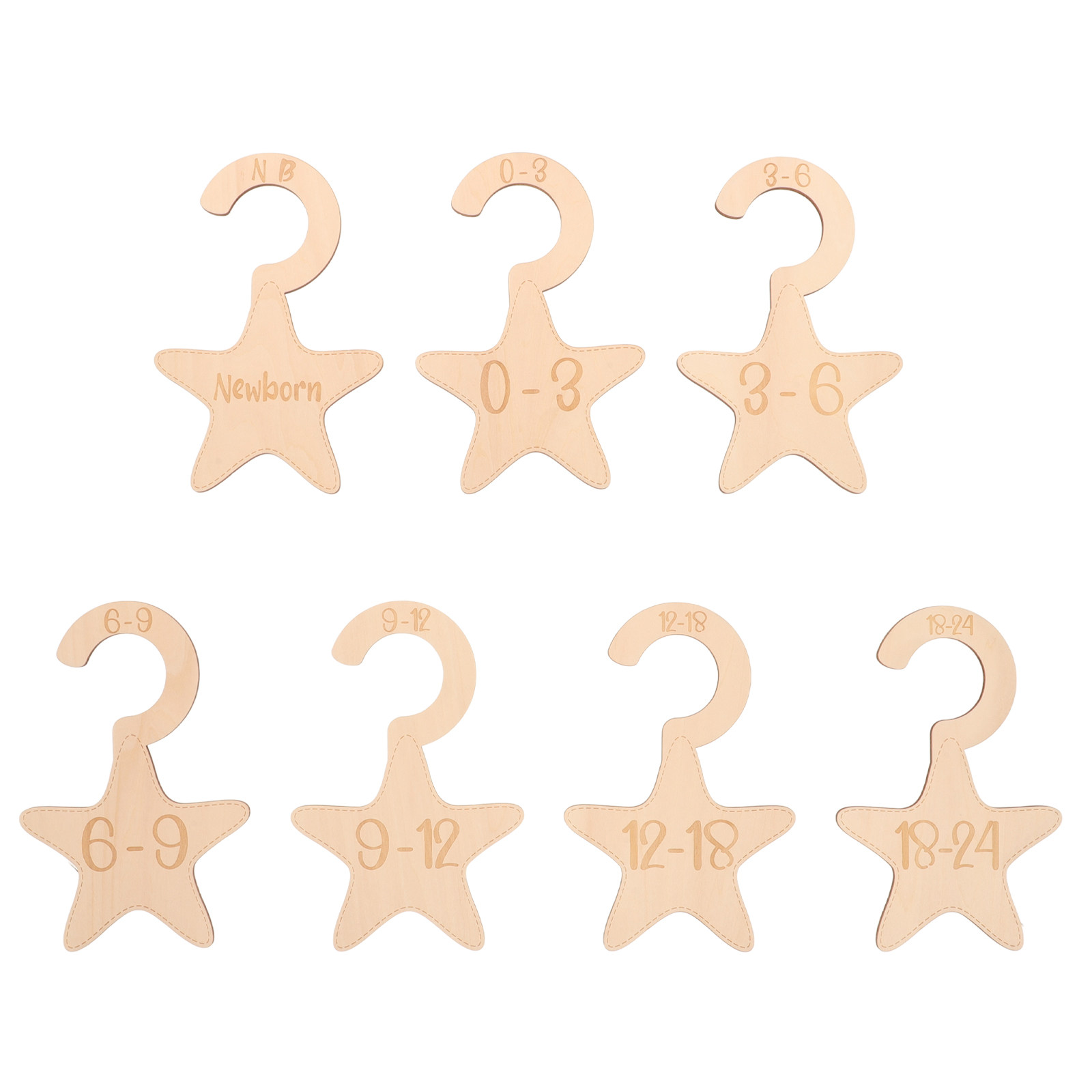 7Pcs Baby Clothes Closet Divid - đánh giá và giá Baby Nursery Closet