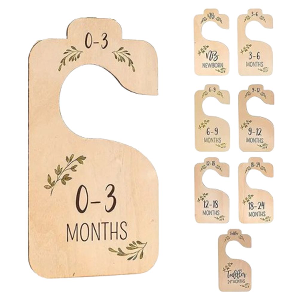 7/8Pcs Wood Baby Closet Divide - đánh giá và giá Baby Nursery Closet