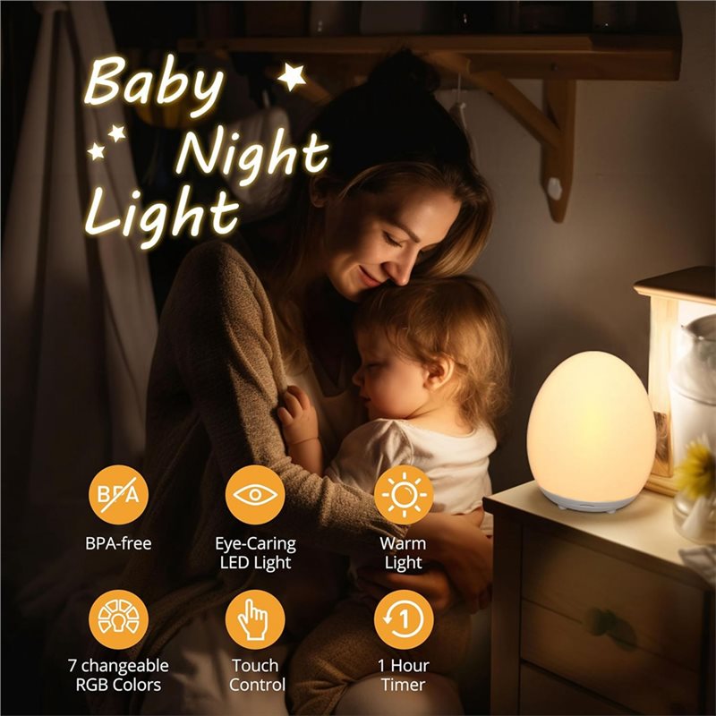 AB34-Eye-Caring Led Baby Night - đánh giá và giá Baby Nursery Hours