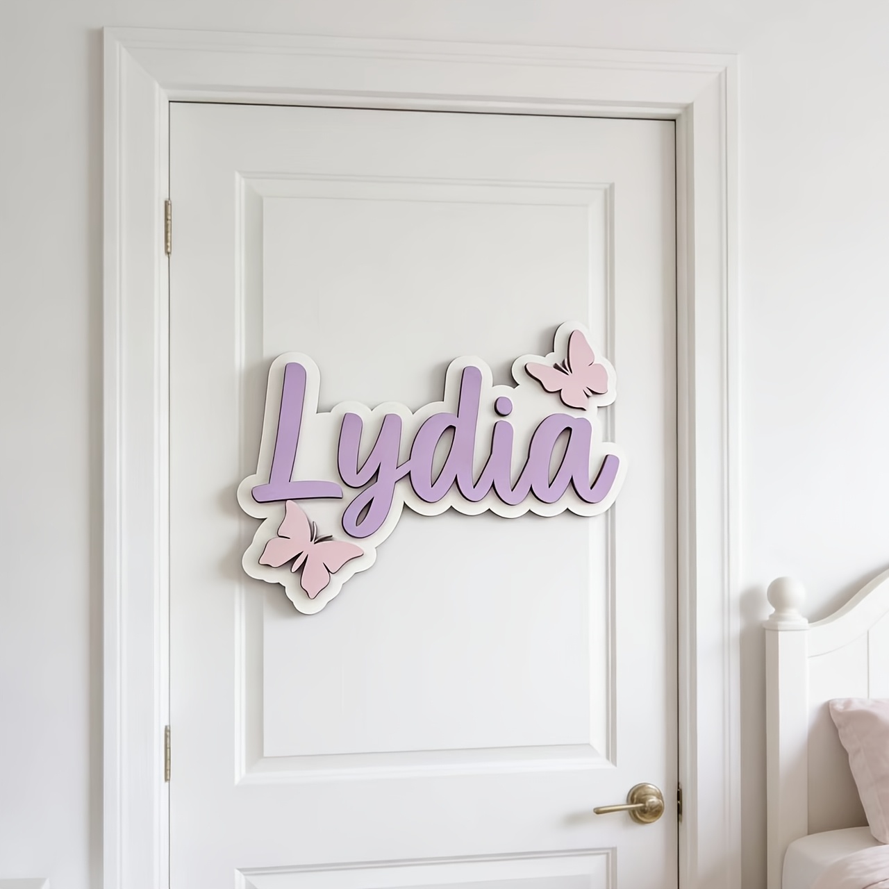 Personalized Blue & Pink Butte - đánh giá và giá Baby Nursery Artwork