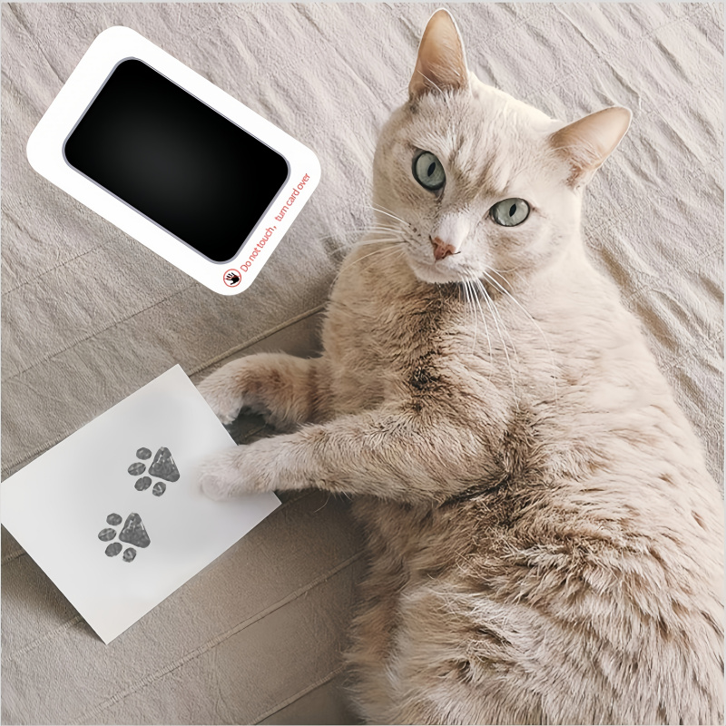 The Pet Paw Print Kit Comes Wi - đánh giá và giá Footprint Ink Kit