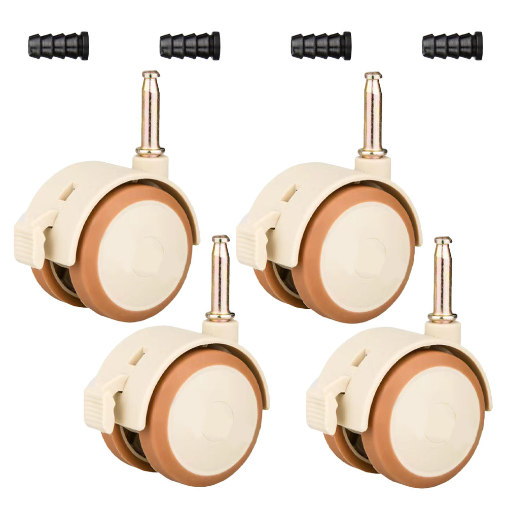 4Pcs Crib Caster Wheels Rubber - đánh giá và giá Baby Nursery Cart