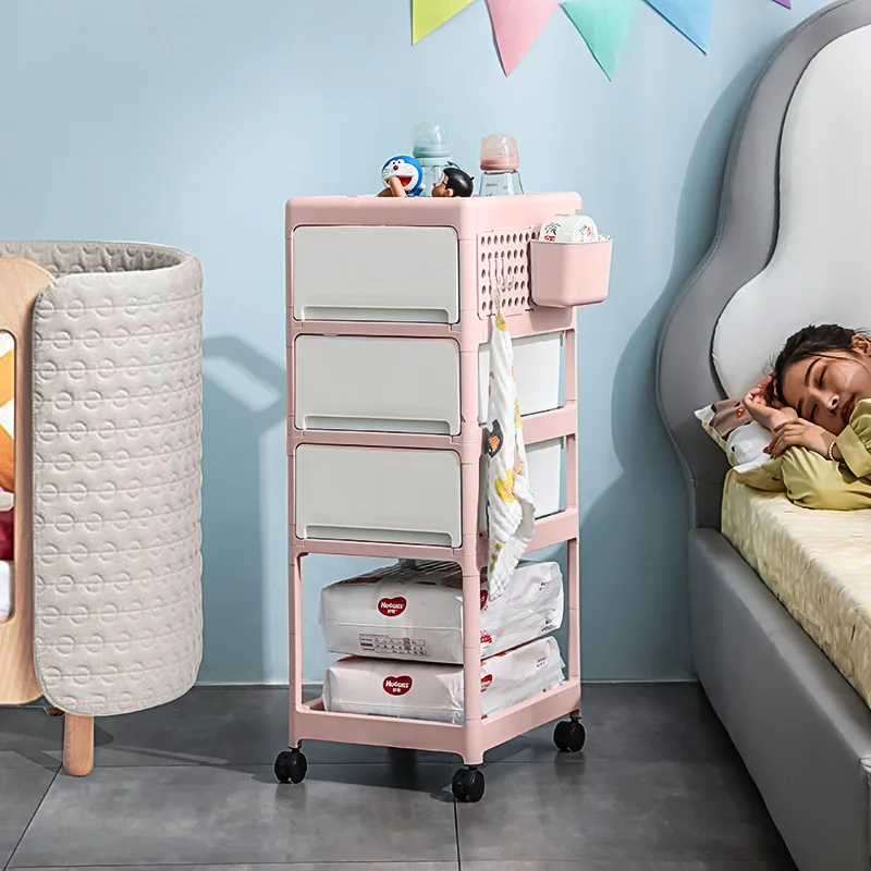 Cream Mobile Storage Cart,Mult - đánh giá và giá Baby Nursery Cart