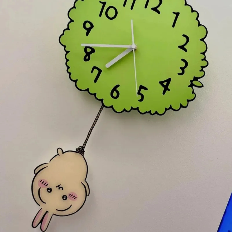 Cute Chiikawa Pendulum Wall Cl - đánh giá và giá Baby Nursery Hanging Decor