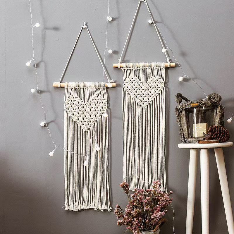Heart Wooden Stick Bohemian Ch - đánh giá và giá Baby Nursery Hanging Decor