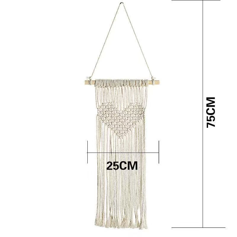 Heart Wooden Stick Bohemian Ch - đánh giá và giá Baby Nursery Hanging Decor
