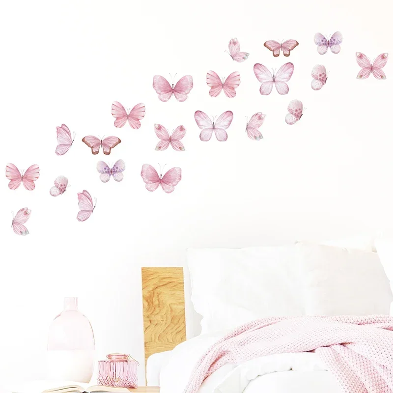 17pcs Watercolor Pink Flying B - đánh giá và giá Baby Nursery Water