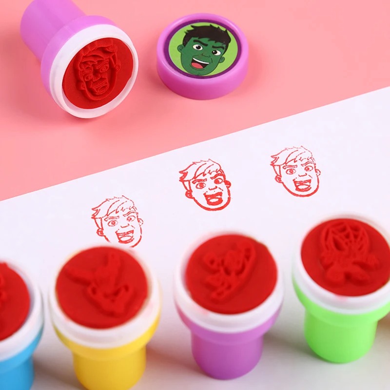 10Pcs/Set Spider--man Cartoon  - đánh giá và giá Footprint Ink Kit