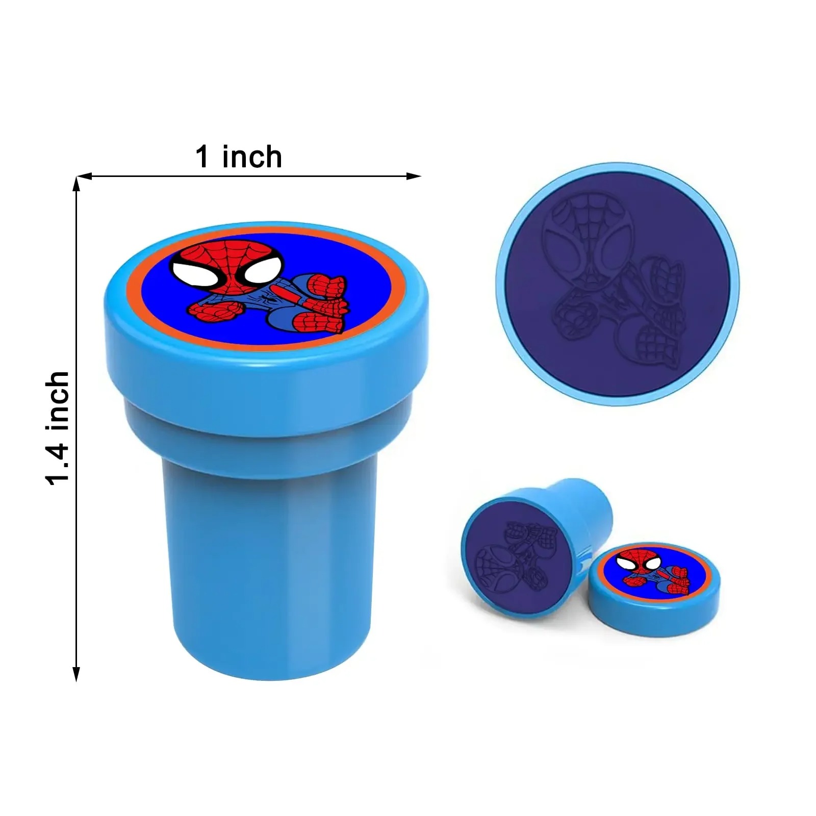 10Pcs/Set Spider--man Cartoon  - đánh giá và giá Footprint Ink Kit