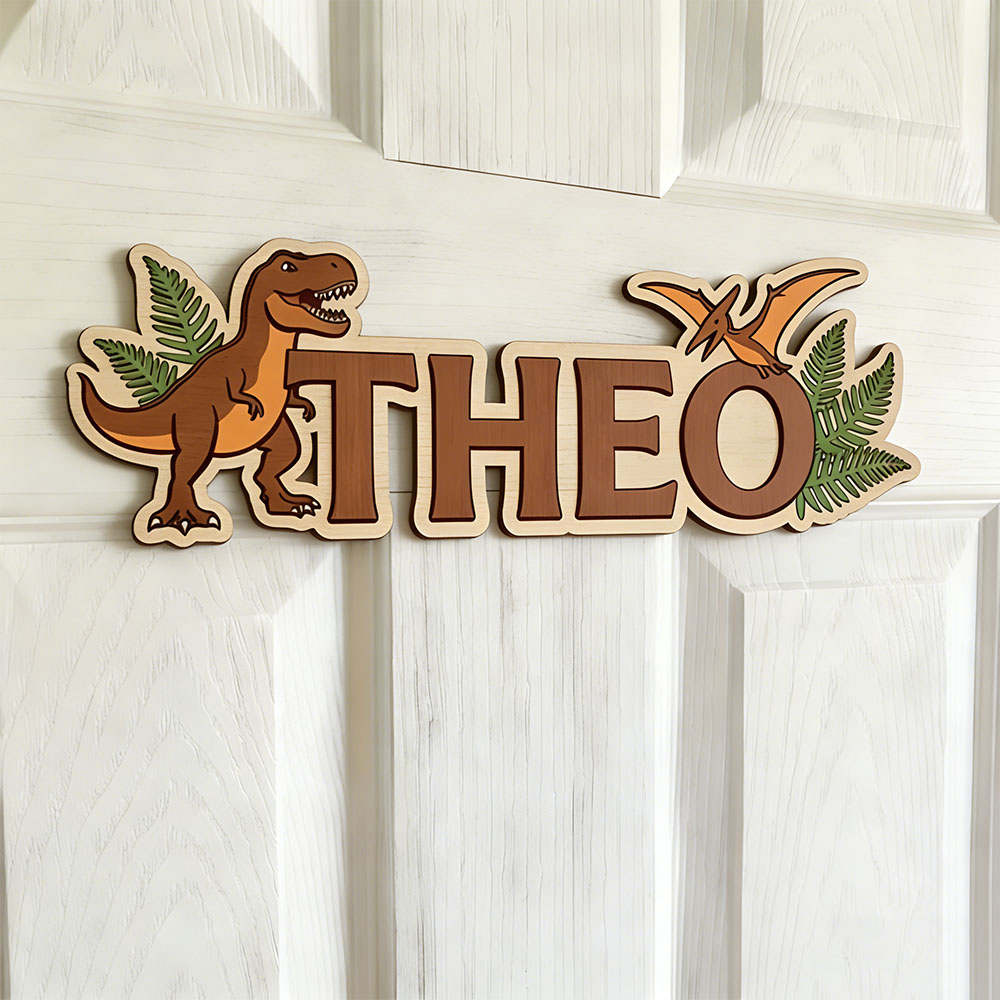 Personalized Dinosaur Name Sig - đánh giá và giá Baby Nursery Artwork