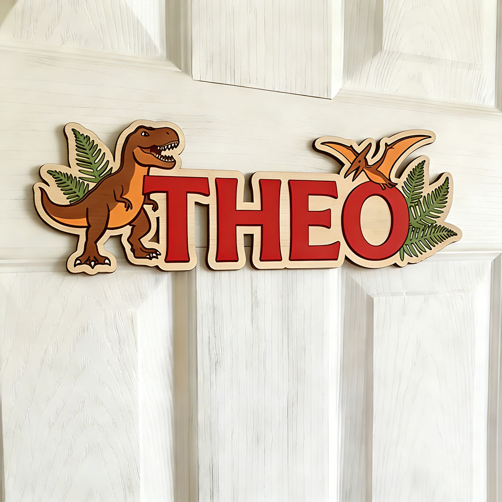 Personalized Dinosaur Name Sig - đánh giá và giá Baby Nursery Artwork