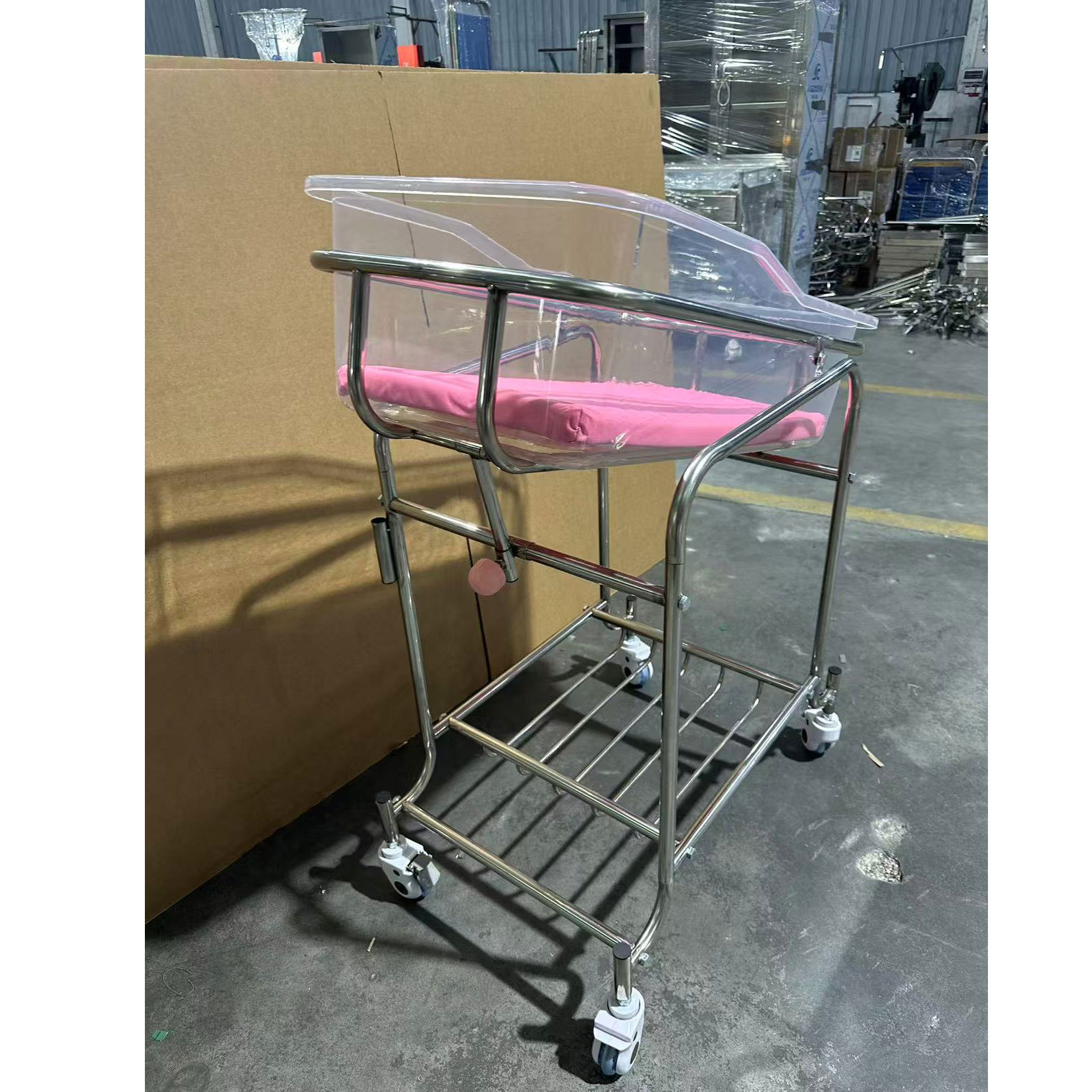 Stainless Steel Baby Bassinet  - đánh giá và giá Baby Nursery Cart