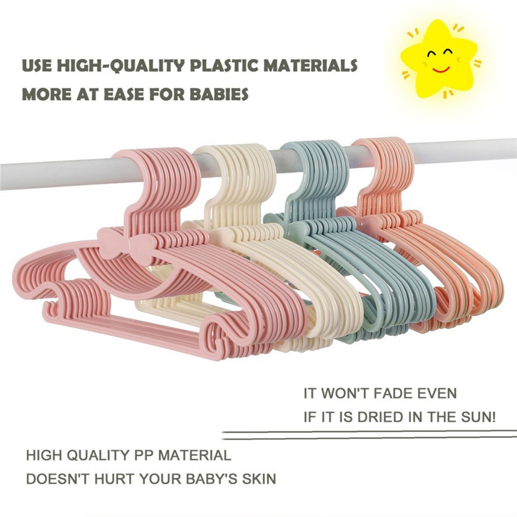 12PCS Baby Kids Clothes Hanger - đánh giá và giá Baby Nursery Closet