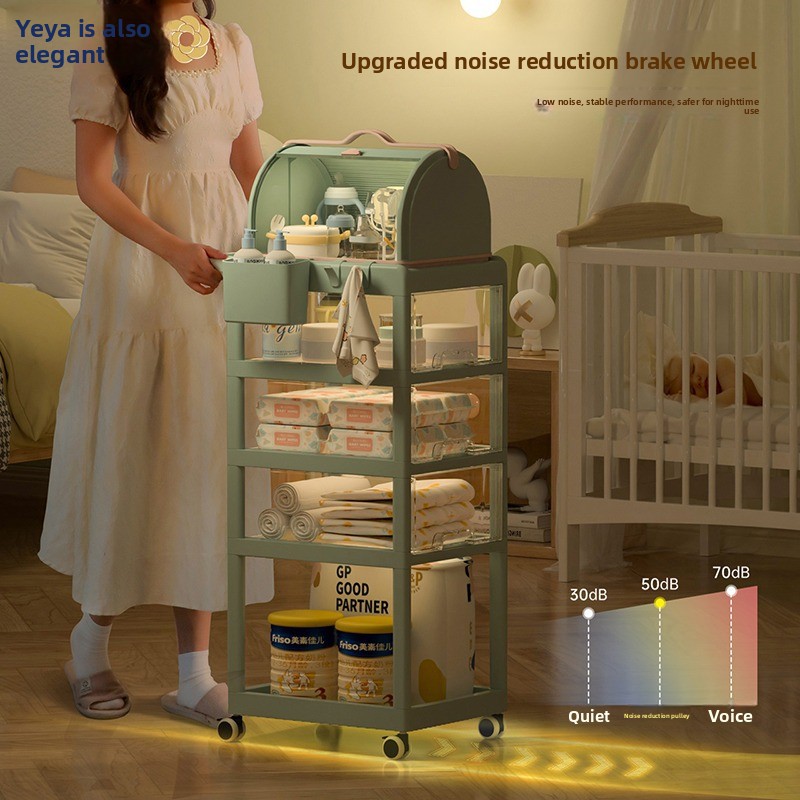 Movable Baby Storage Cart Mult - đánh giá và giá Baby Nursery Cart