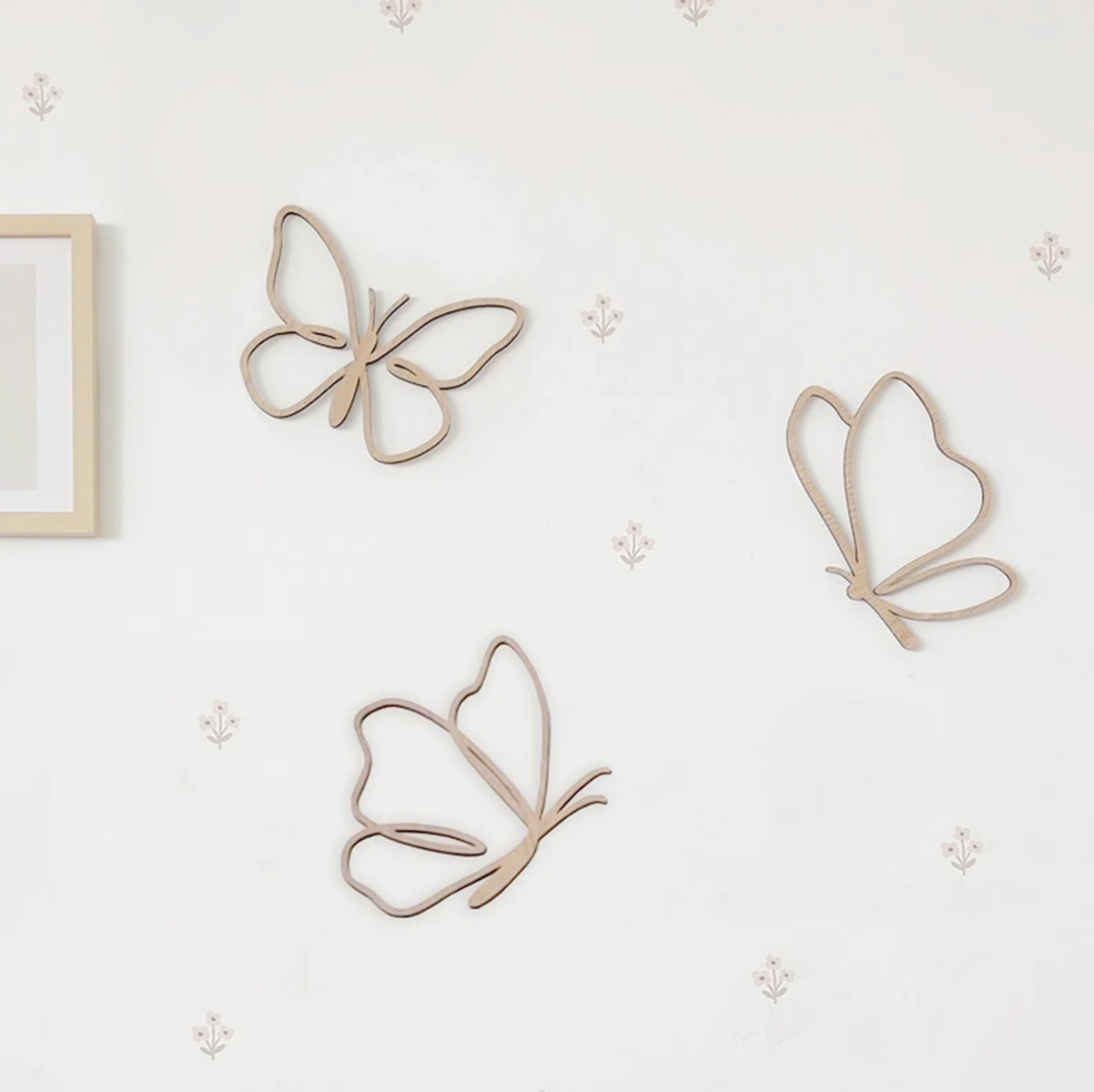 Wooden Butterflies Sign, Woode - đánh giá và giá Baby Nursery Artwork