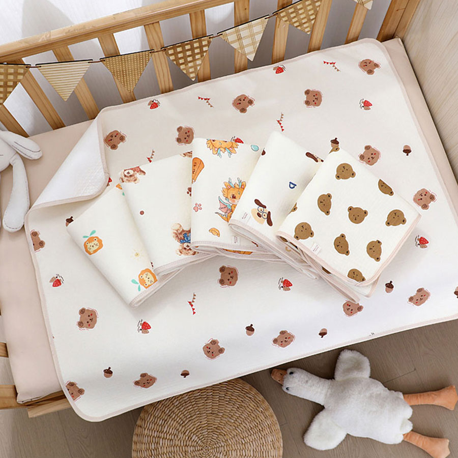 70x90cm Baby Cartoon Washable  - đánh giá và giá Baby Mattress Waterproof