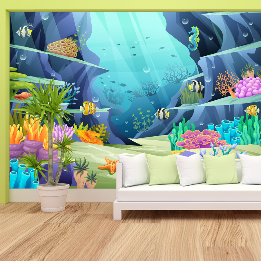 15+ Cartoon Underwater Tropica - đánh giá và giá Baby Nursery Water
