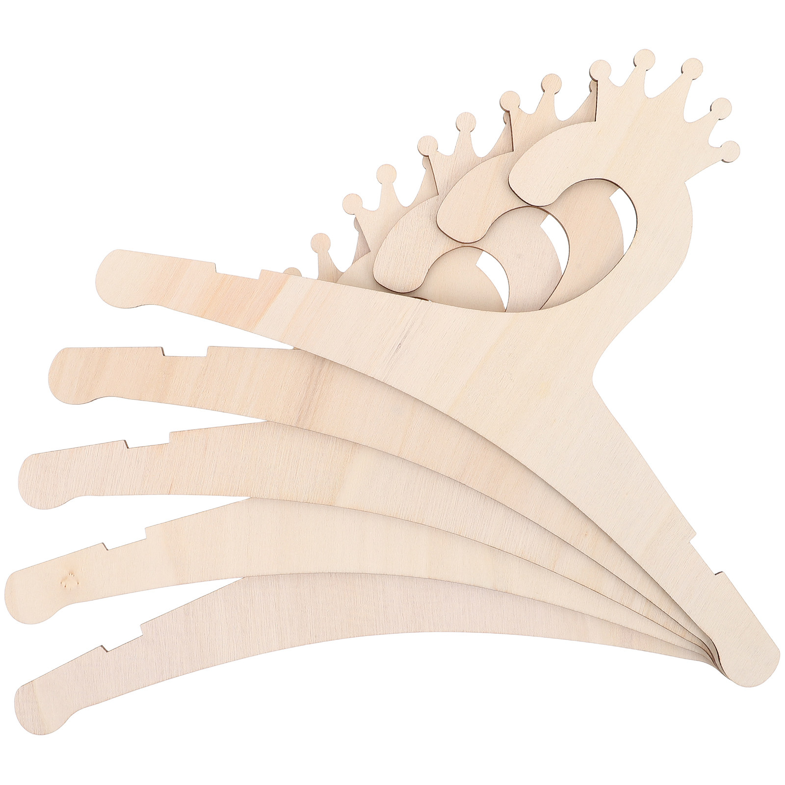 5Pcs Wooden Children's Hangers - đánh giá và giá Baby Nursery Closet