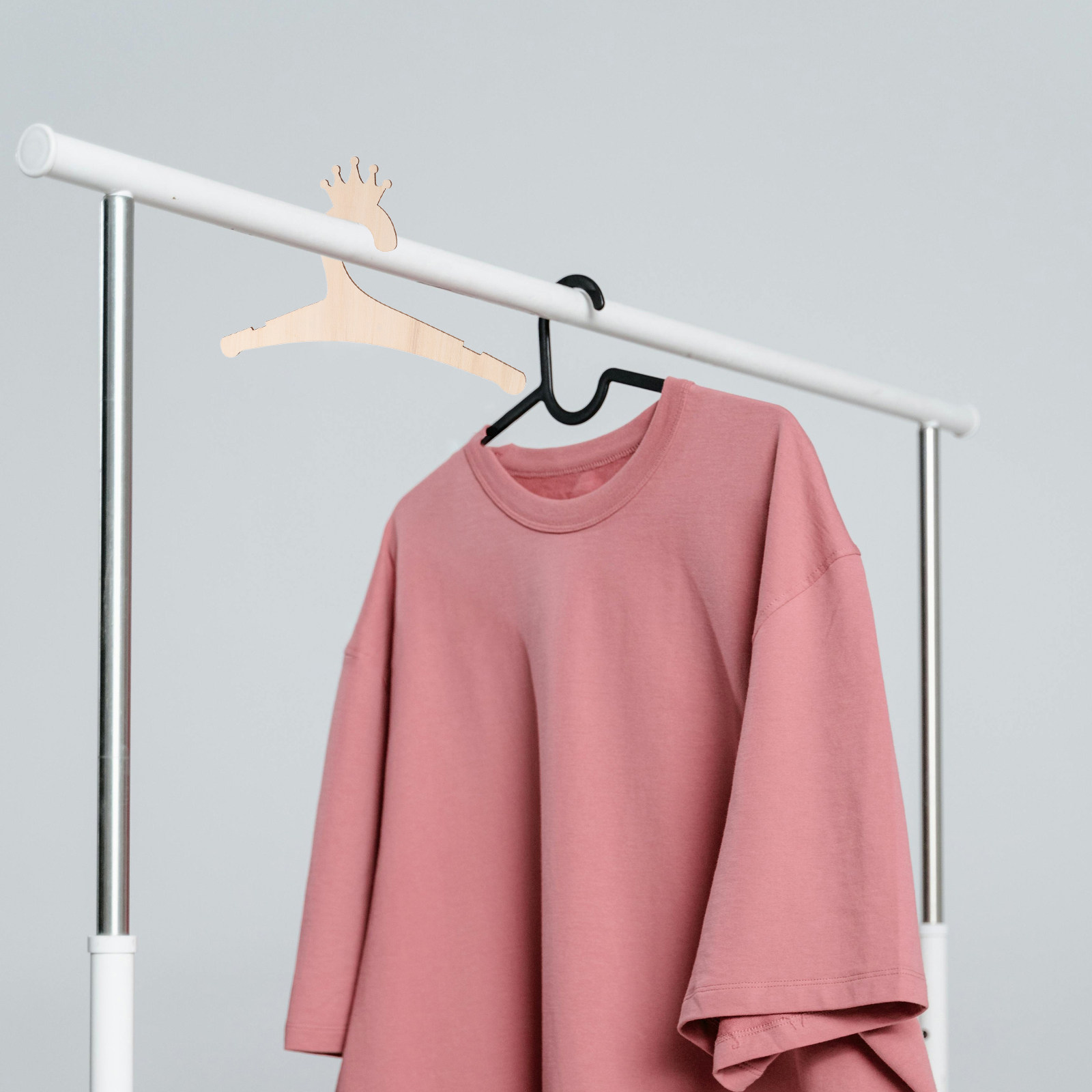 5Pcs Wooden Children's Hangers - đánh giá và giá Baby Nursery Closet