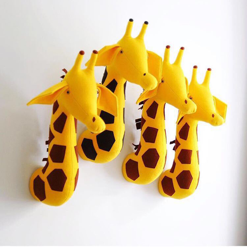 New Animal Head Giraffe Elepha - đánh giá và giá Baby Nursery Hanging Decor